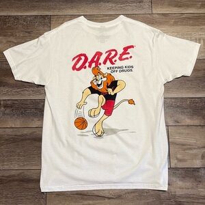 NWOT D.A.R.E. Daren the Lion Keeping Kids Off Drugs T Shirt Large